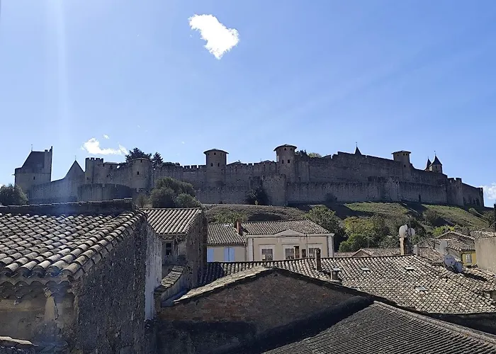 Vue Sur La Cité Médiévale -clim-parking Apartamento Carcasona