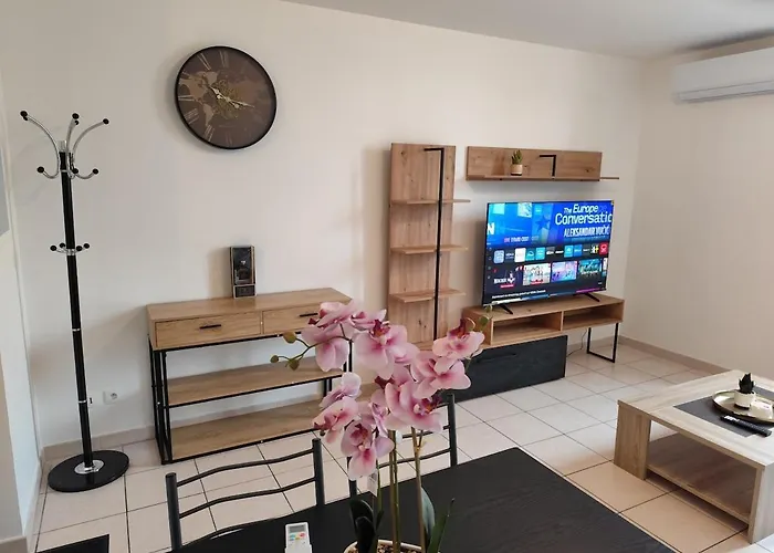 Vue Sur La Cité Médiévale -clim-parking Apartamento