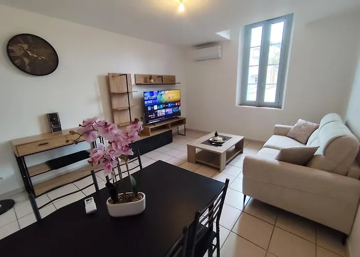 Vue Sur La Cité Médiévale -clim-parking Apartamento